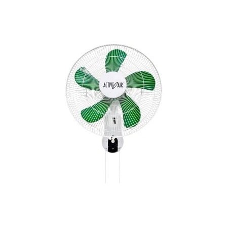 Hydrofarm Active Air 16" Oscillating Wall Mount Fan, 3 Speeds, 2224 CFM, 120V ACF16